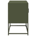 Miniatyrbillede 8 af 11: vidaXL tv-bord 68x39x60,5 cm stål olivengrøn