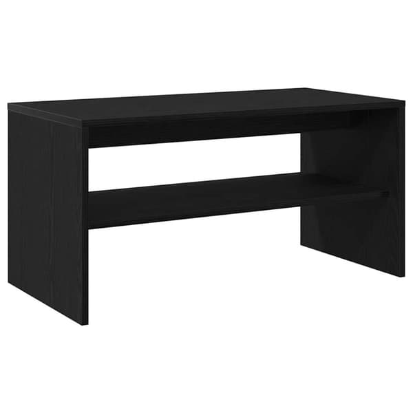 vidaXL TV-kaappi Musta tammi 80x40x40 cm Engineered Wood