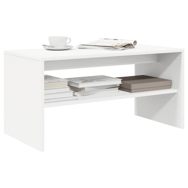 vidaXL tv-bord 80x40x40 cm konstrueret træ hvid