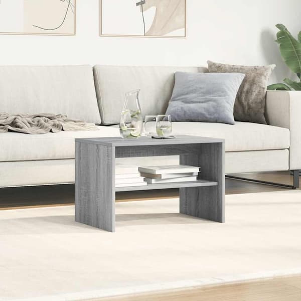 vidaXL TV-benk grå sonoma 60x40x40 cm konstruert tre