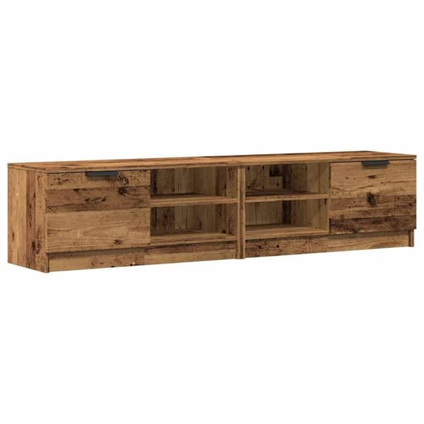 vidaXL TV-benker 2 stk gammelt tre 80x35x36,5 cm konstruert tre