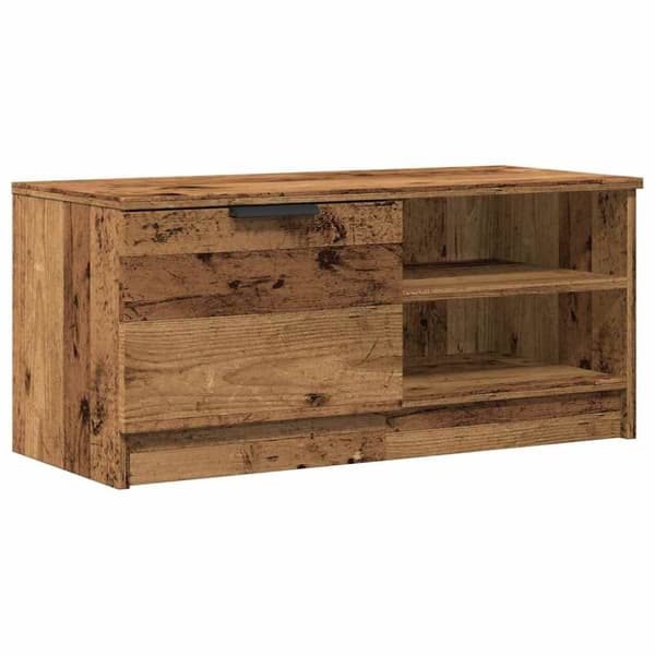 vidaXL TV-benker 2 stk gammelt tre 80x35x36,5 cm konstruert tre