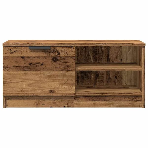 vidaXL TV-benker 2 stk gammelt tre 80x35x36,5 cm konstruert tre
