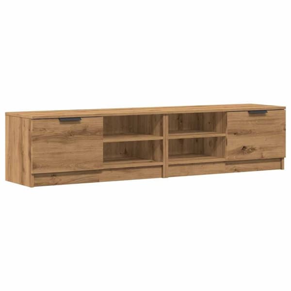 vidaXL TV-benker 2 stk artisan eik 80x35x36,5 cm konstruert tre