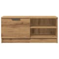 Miniatyrbilde 6 av 11: vidaXL TV-benker 2 stk artisan eik 80x35x36,5 cm konstruert tre