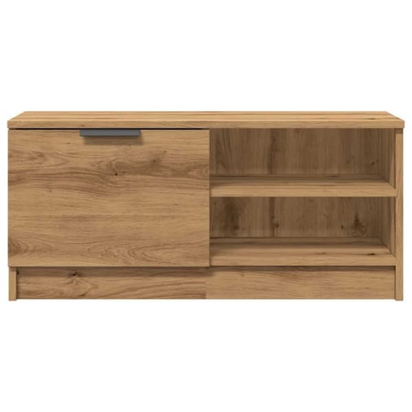 vidaXL TV-benker 2 stk artisan eik 80x35x36,5 cm konstruert tre