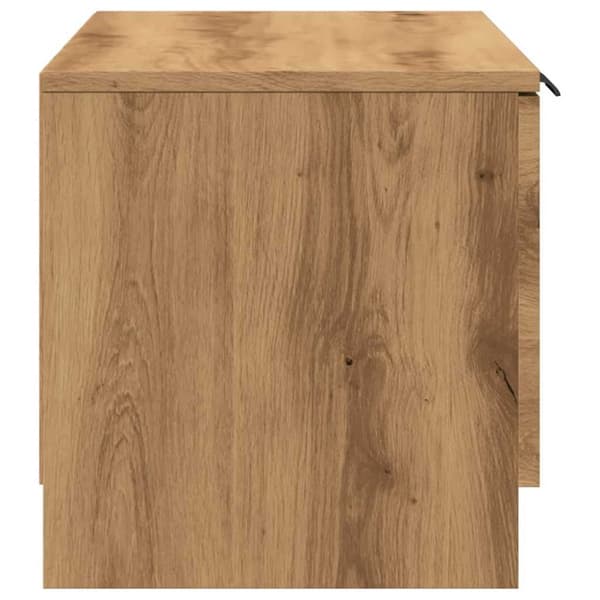 vidaXL TV-benker 2 stk artisan eik 80x35x36,5 cm konstruert tre