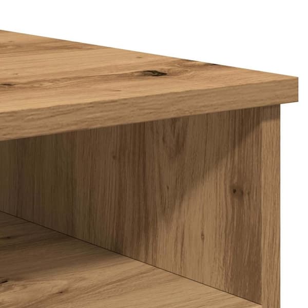 vidaXL TV-benker 2 stk artisan eik 80x35x36,5 cm konstruert tre