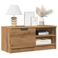 Miniatyrbilde 2 av 11: vidaXL TV-benker 2 stk artisan eik 80x35x36,5 cm konstruert tre
