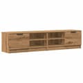 Miniatyrbilde 1 av 11: vidaXL TV-benker 2 stk artisan eik 80x35x36,5 cm konstruert tre