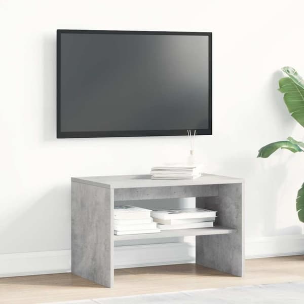 vidaXL TV-benk betonggrå 60x40x40 cm konstruert tre