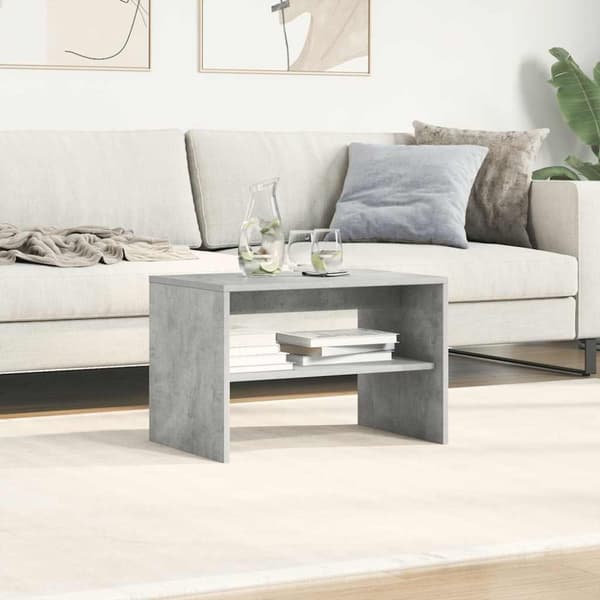 vidaXL TV-benk betonggrå 60x40x40 cm konstruert tre