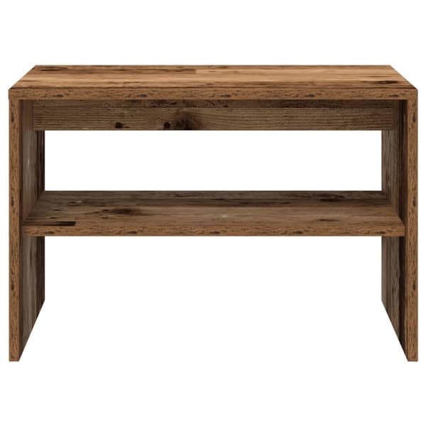 vidaXL TV-benk gammelt tre 60x40x40 cm konstruert tre