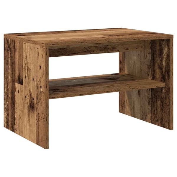 vidaXL TV-benk gammelt tre 60x40x40 cm konstruert tre