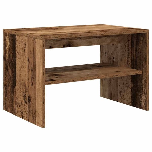 vidaXL TV-benk gammelt tre 60x40x40 cm konstruert tre