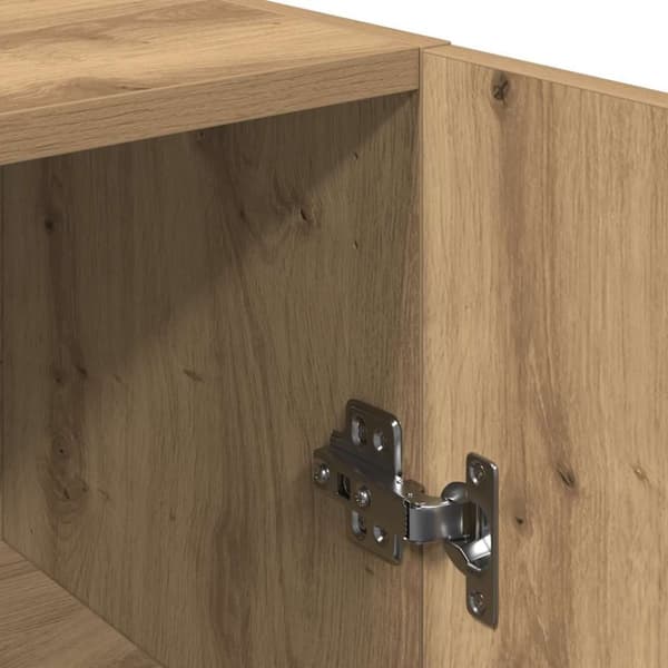 vidaXL TV-benk artisan eik 30,5x30x90 cm konstruert tre