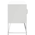 Miniatyrbilde 8 av 11: vidaXL TV-benk hvit 100,5x39x60,5 cm stål