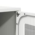 Miniatyrbilde 11 av 11: vidaXL TV-benk hvit 100,5x39x60,5 cm stål