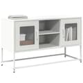 Miniatyrbilde 2 av 11: vidaXL TV-benk hvit 100,5x39x60,5 cm stål