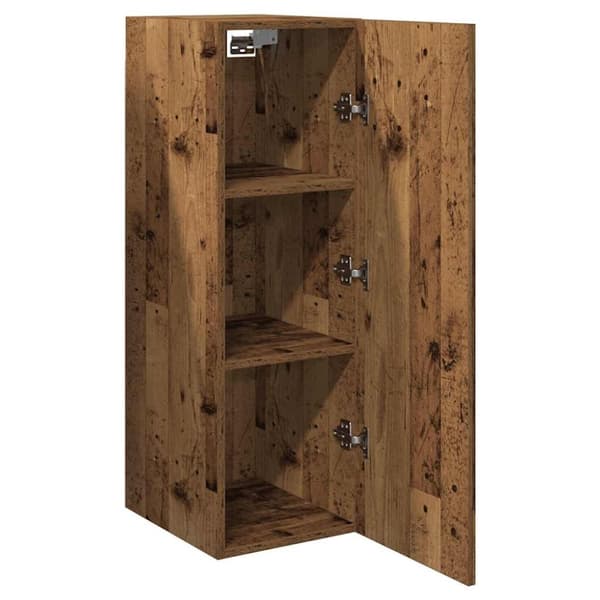vidaXL TV-benk gammelt tre 30,5x30x90 cm konstruert tre