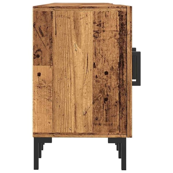 vidaXL TV-benk gammelt tre 150x30x50 cm konstruert tre