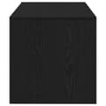 Miniatyrbilde 7 av 11: vidaXL TV-benk svart eik 80x40x40 cm konstruert tre