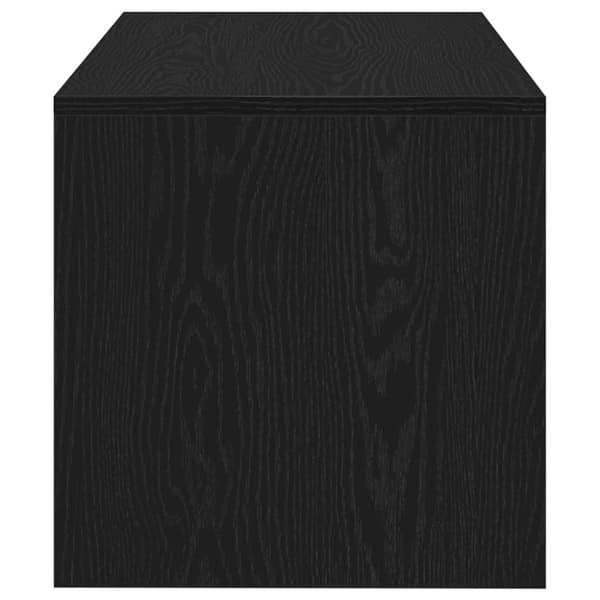 vidaXL TV-benk svart eik 80x40x40 cm konstruert tre