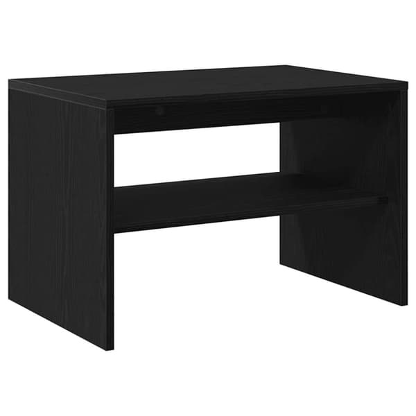 vidaXL TV-benk svart eik 60x40x40 cm konstruert tre