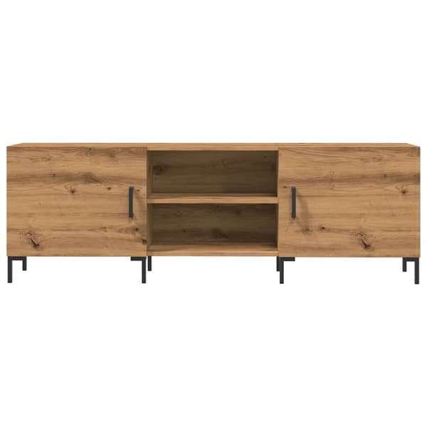 vidaXL Tv-bänk artisan ek 150x30x50 cm konstruerat trä