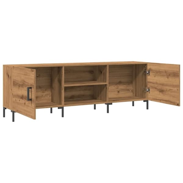 vidaXL Tv-bänk artisan ek 150x30x50 cm konstruerat trä