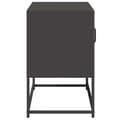 Miniatyrbilde 8 av 11: vidaXL TV-benk svart 68x39x60,5 cm stål
