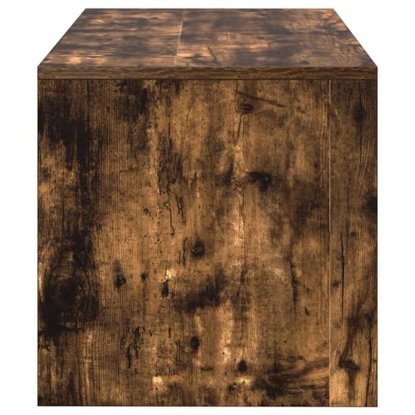 vidaXL TV-benk røkt eik 80x40x40 cm konstruert tre