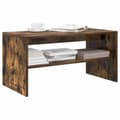 Miniatyrbilde 2 av 11: vidaXL TV-benk røkt eik 80x40x40 cm konstruert tre
