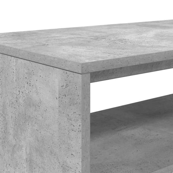 vidaXL TV-benk betonggrå 80x40x40 cm sponplate