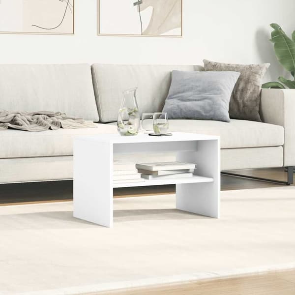 vidaXL TV-bänk vit 60x40x40 cm konstruerat trä