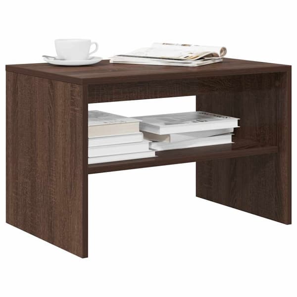 vidaXL TV-benk brun eik 60x40x40 cm konstruert tre