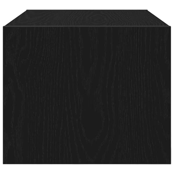 vidaXL TV-benker 2 stk svart eik 60x31x25,5 cm konstruert tre