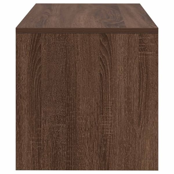 vidaXL tv-bord 80x40x40 cm konstrueret træ brun egetræsfarve