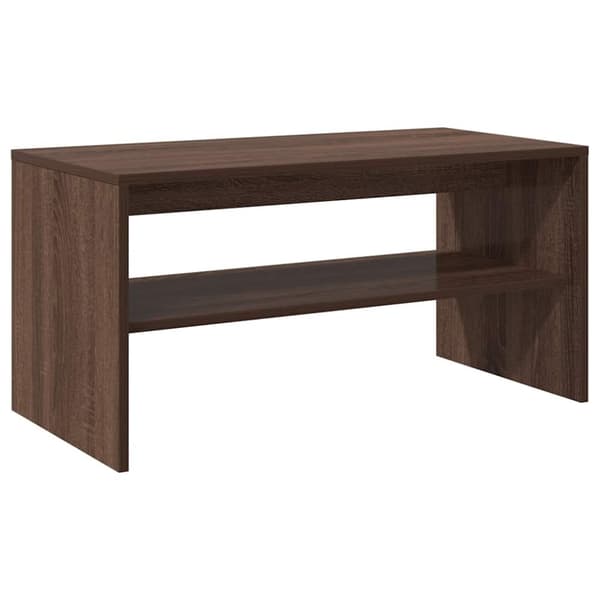 vidaXL tv-bord 80x40x40 cm konstrueret træ brun egetræsfarve