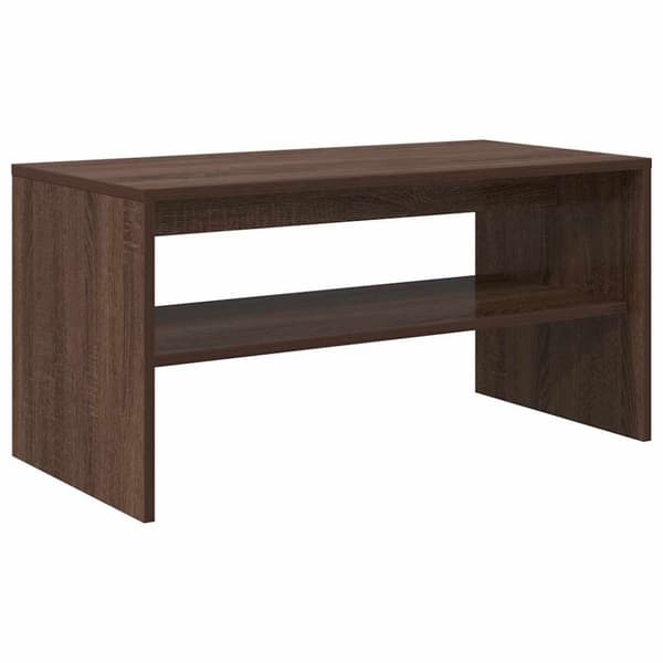 vidaXL tv-bord 80x40x40 cm konstrueret træ brun egetræsfarve