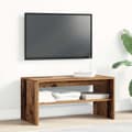 Miniatyrbillede 5 af 11: vidaXL tv-bord 80x40x40 cm konstrueret træ antikt træ