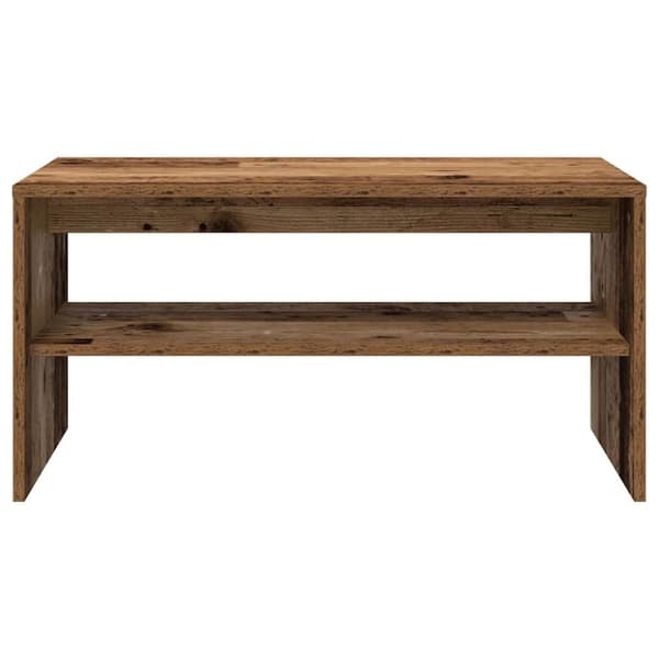 vidaXL tv-bord 80x40x40 cm konstrueret træ antikt træ