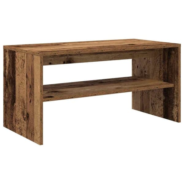 vidaXL tv-bord 80x40x40 cm konstrueret træ antikt træ