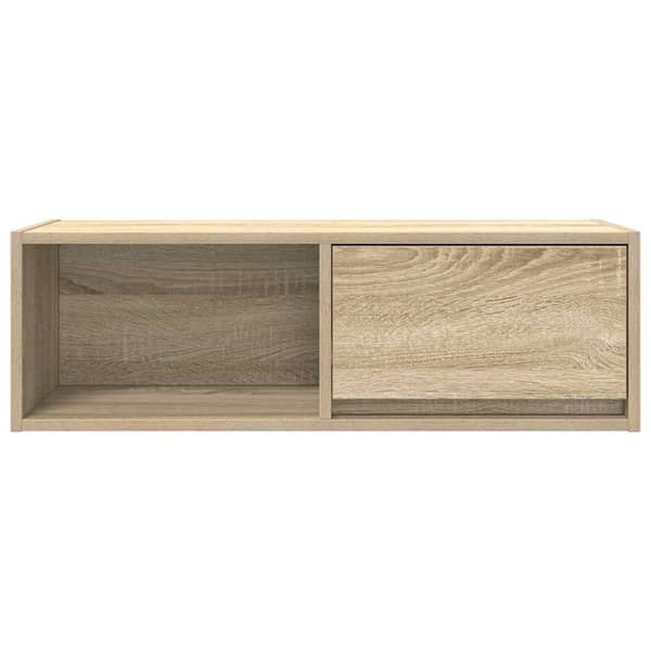 vidaXL TV-taso Sonoma-tammi 80x31x25,5 cm tekninen puu