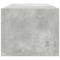 Pikkukuva 8 / 11: vidaXL TV-taso betoninharmaa 80x31x25,5 cm tekninen puu
