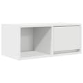 Miniatyrbilde 7 av 11: vidaXL TV-benker 2 stk hvit 60x31x25,5 cm konstruert tre