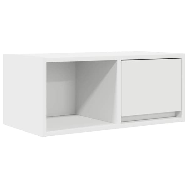vidaXL TV-benker 2 stk hvit 60x31x25,5 cm konstruert tre