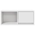 Miniatyrbilde 8 av 11: vidaXL TV-benker 2 stk hvit 60x31x25,5 cm konstruert tre