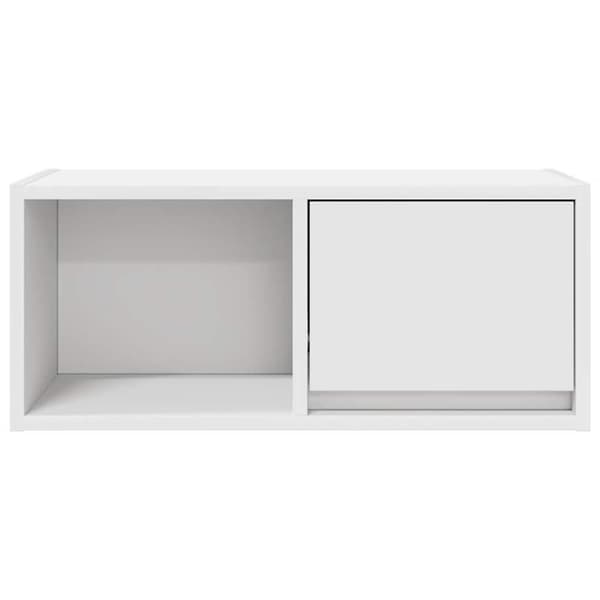 vidaXL TV-benker 2 stk hvit 60x31x25,5 cm konstruert tre