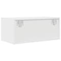 Miniatyrbilde 10 av 11: vidaXL TV-benker 2 stk hvit 60x31x25,5 cm konstruert tre